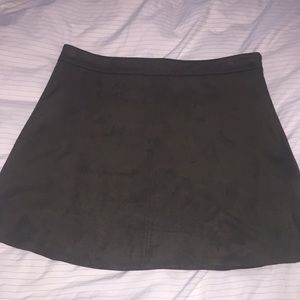 Highline olive green mini skirt